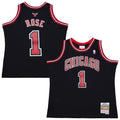 Derrick Rose Chicago Bulls Mitchell & Ness Big & Tall 2010/11 Swingman Jersey - Black