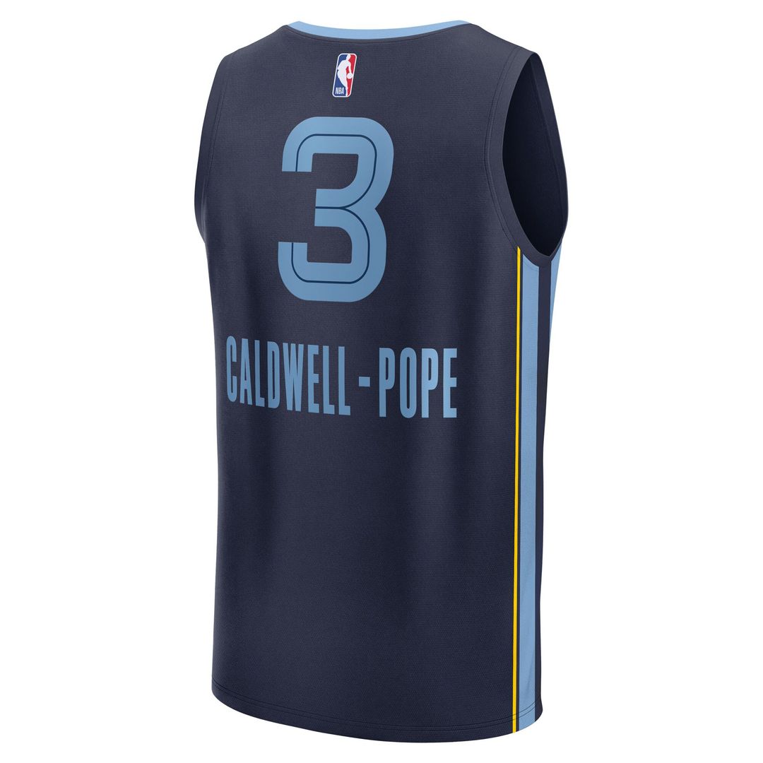 Kentavious Caldwell-Pope Memphis Grizzlies Fanatics Fast Break Replica Player Jersey - Icon Edition - Navy
