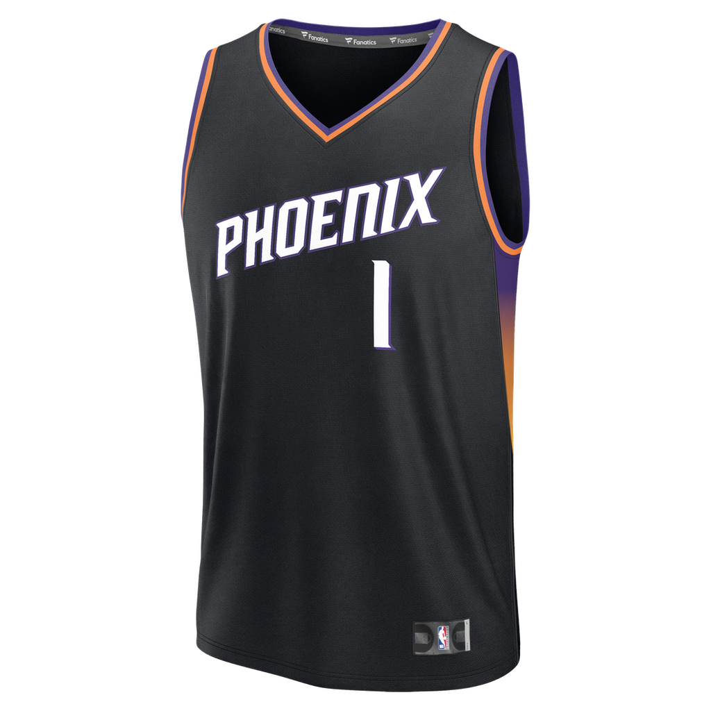 Devin Booker Phoenix Suns Fanatics Fast Break Jersey - Statement Edition - Black