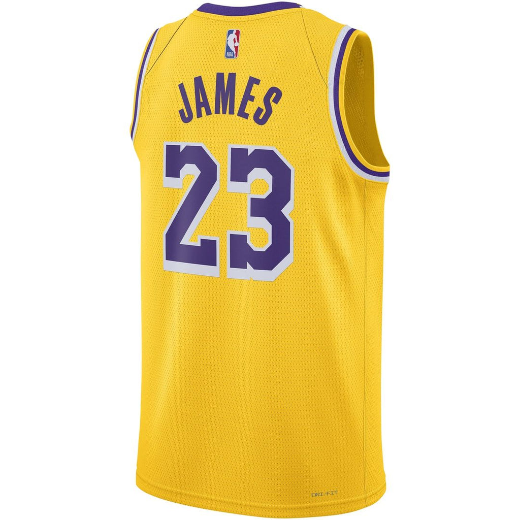 LeBron James Los Angeles Lakers Nike Unisex Swingman Jersey - Icon Edition - Gold