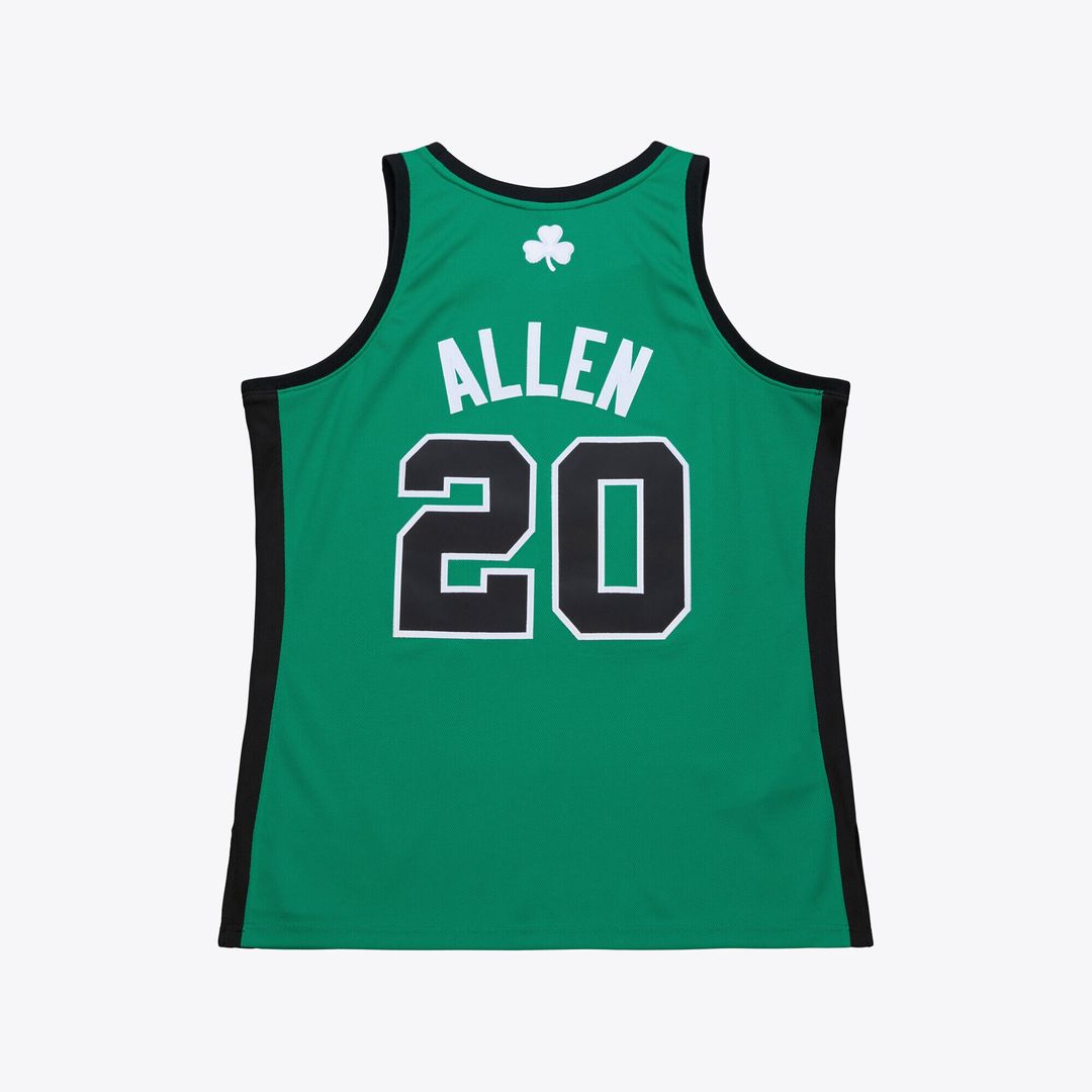 Ray Allen Boston Celtics Mitchell & Ness 2007-08 Hardwood Classics Authentic Jersey - Kelly Green