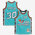 Scottie Pippen 1996 NBA All-Star Game Mitchell & Ness Youth Hardwood Classics Swingman Jersey - Teal