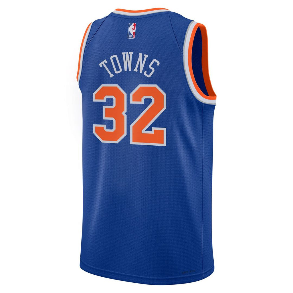 Karl-Anthony Towns New York Knicks Nike Youth Swingman Jersey - Icon Edition - Blue