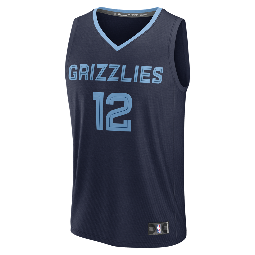 Ja Morant Memphis Grizzlies Fanatics Fast Break Replica Player Jersey - Icon Edition - Navy