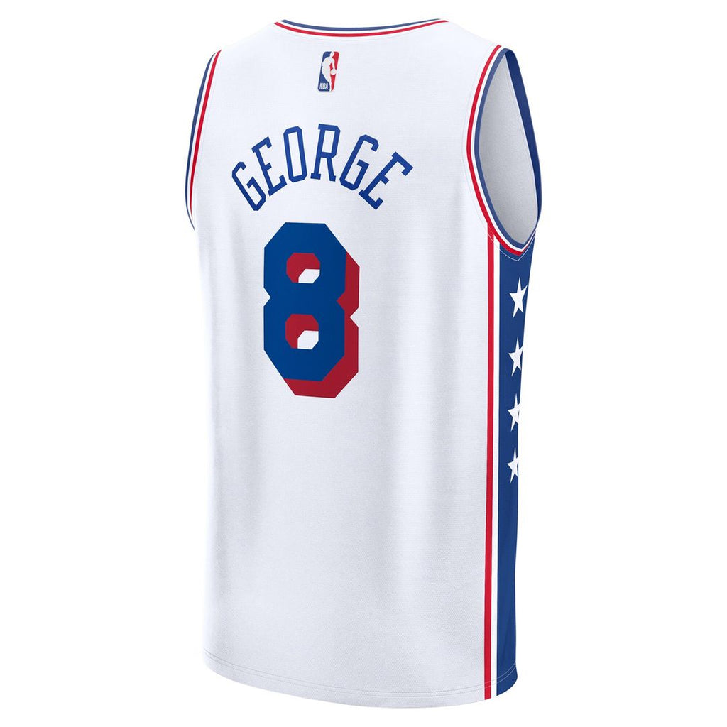 Paul George Philadelphia 76ers Fanatics Youth Fast Break Replica Player Jersey - Association Edition - White