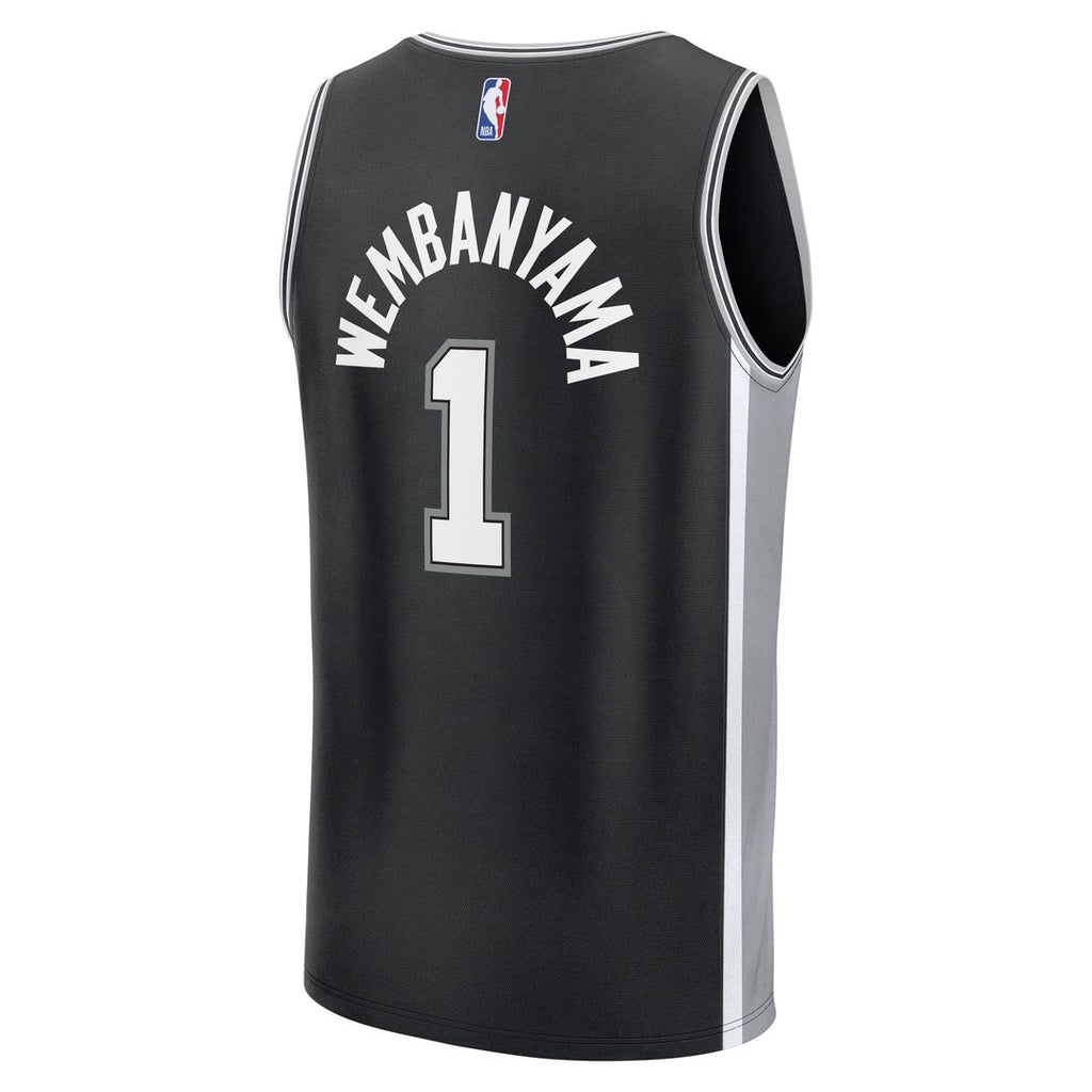 Victor Wembanyama San Antonio Spurs Fanatics Youth Fast Break Replica Player Jersey - Icon Edition - Black