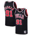 Dennis Rodman Chicago Bulls Mitchell & Ness 1997/98 Hardwood Classics Swingman Jersey - Black
