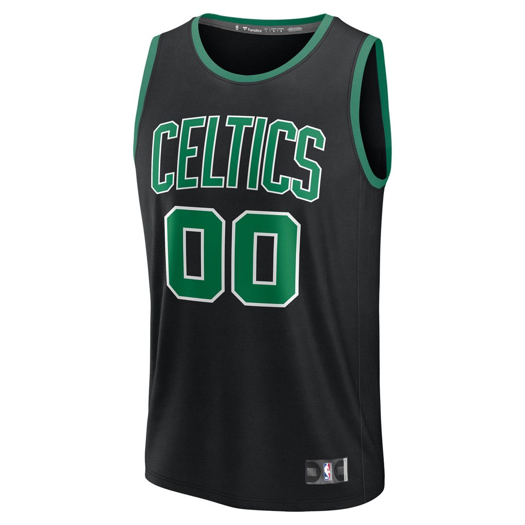 Boston Celtics Fanatics Fast Break Custom Jersey - Icon Edition - Kelly Green
