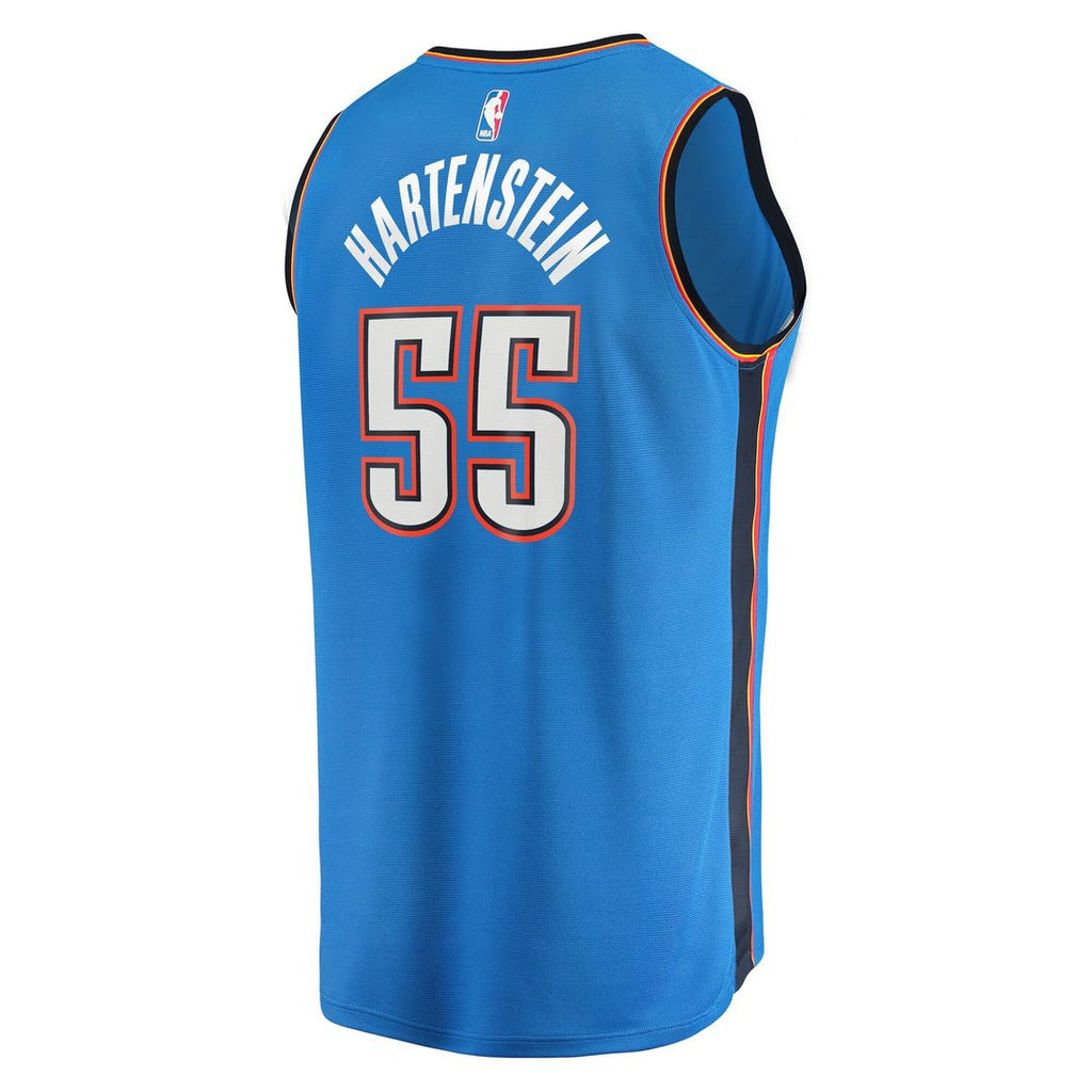 Isaiah Hartenstein Oklahoma City Thunder Fanatics Fast Break Replica Player Jersey - Icon Edition - Blue