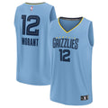 Ja Morant Memphis Grizzlies Fanatics Fast Break Replica Player Jersey - Statement Edition - Light Blue
