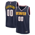 Denver Nuggets Fanatics Youth Fast Break Custom Replica Jersey - Navy  - Icon Edition
