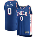 Tyrese Maxey Philadelphia 76ers Fanatics Fast Replica Jersey Royal - Icon Edition