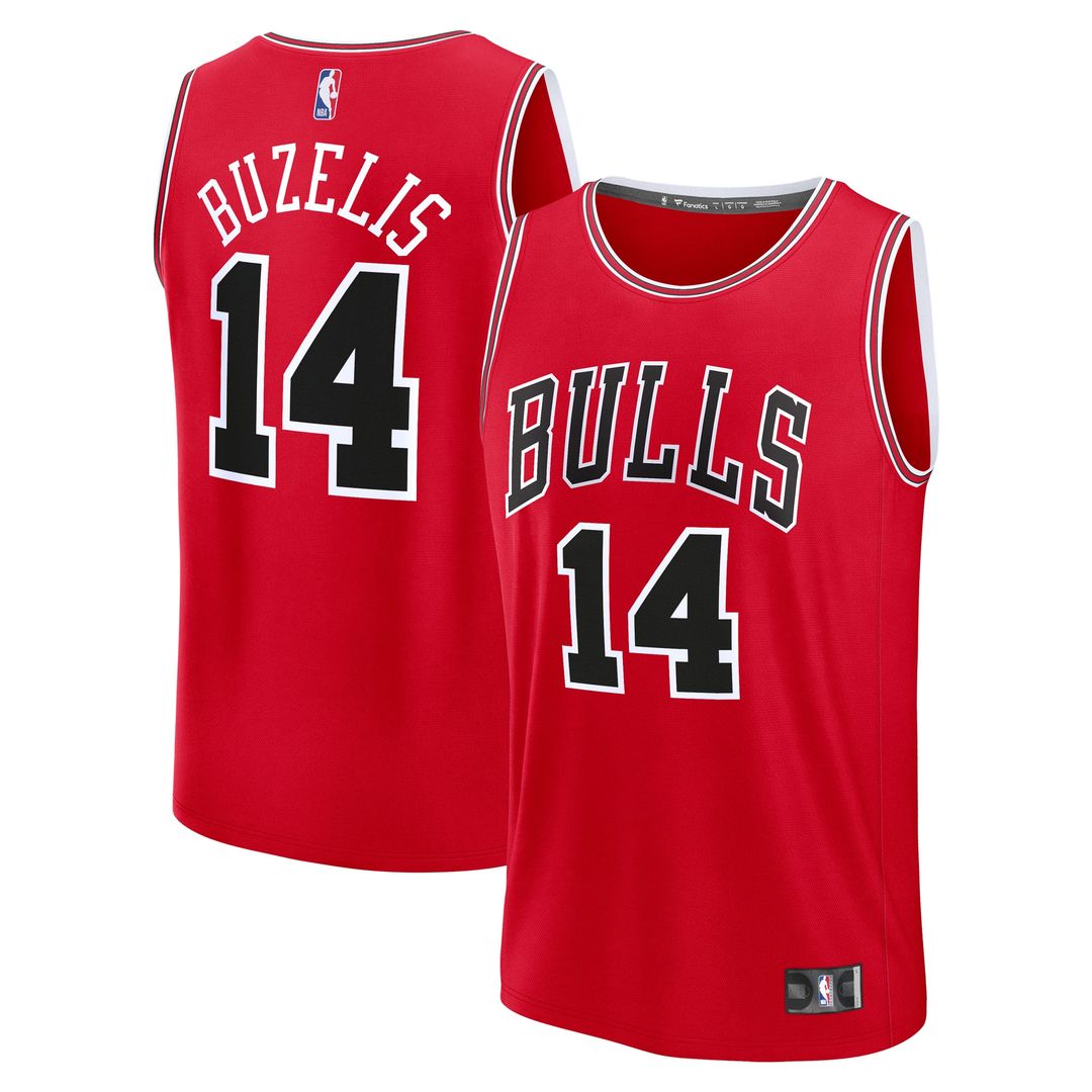 Matas Buzelis Chicago Bulls Fanatics Youth Fast Break Replica Player Jersey - Icon Edition - Red