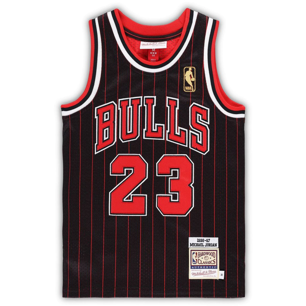 Michael Jordan Chicago Bulls Mitchell & Ness Preschool 1996/97 Hardwood Classics Authentic Jersey - Black
