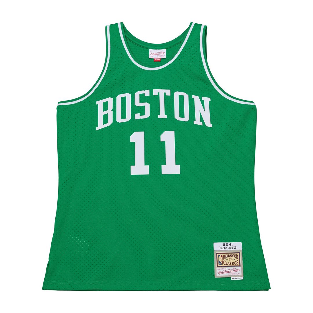Chuck Cooper Boston Celtics Mitchell & Ness 1950-51 Pioneers Swingman Jersey - Kelly Green