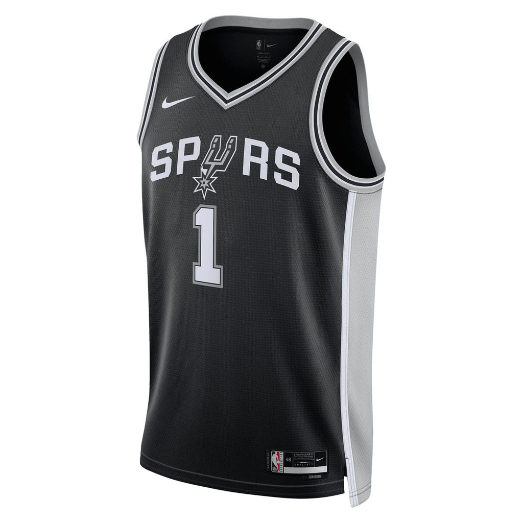 Victor Wembanyama San Antonio Spurs Nike Unisex Swingman Jersey - Icon Edition - Black