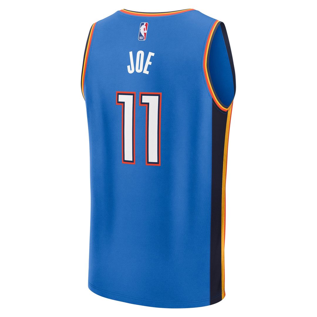 Isaiah Joe Oklahoma City Thunder Fanatics Fast Break Replica Player Jersey - Icon Edition - Blue