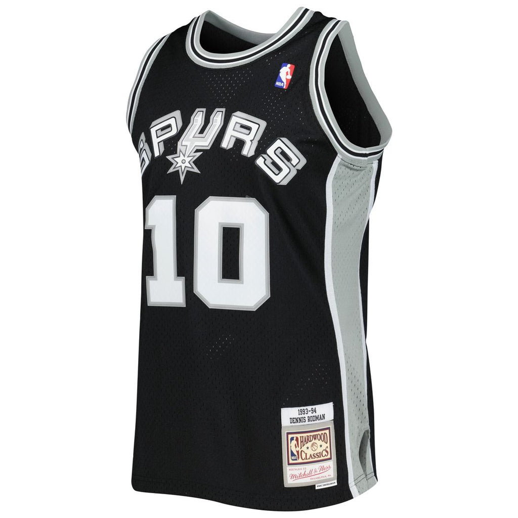 Dennis Rodman San Antonio Spurs Mitchell & Ness 1993/94 Hardwood Classics Swingman Jersey - Black