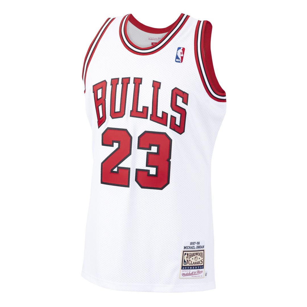 Michael Jordan Chicago Bulls Mitchell & Ness 1997/98 Hardwood Classics Authentic Jersey - Scarlet