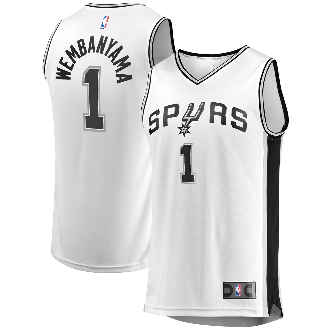 Victor Wembanyama San Antonio Spurs Fanatics Fast Break Replica Player Jersey - Association Edition - White