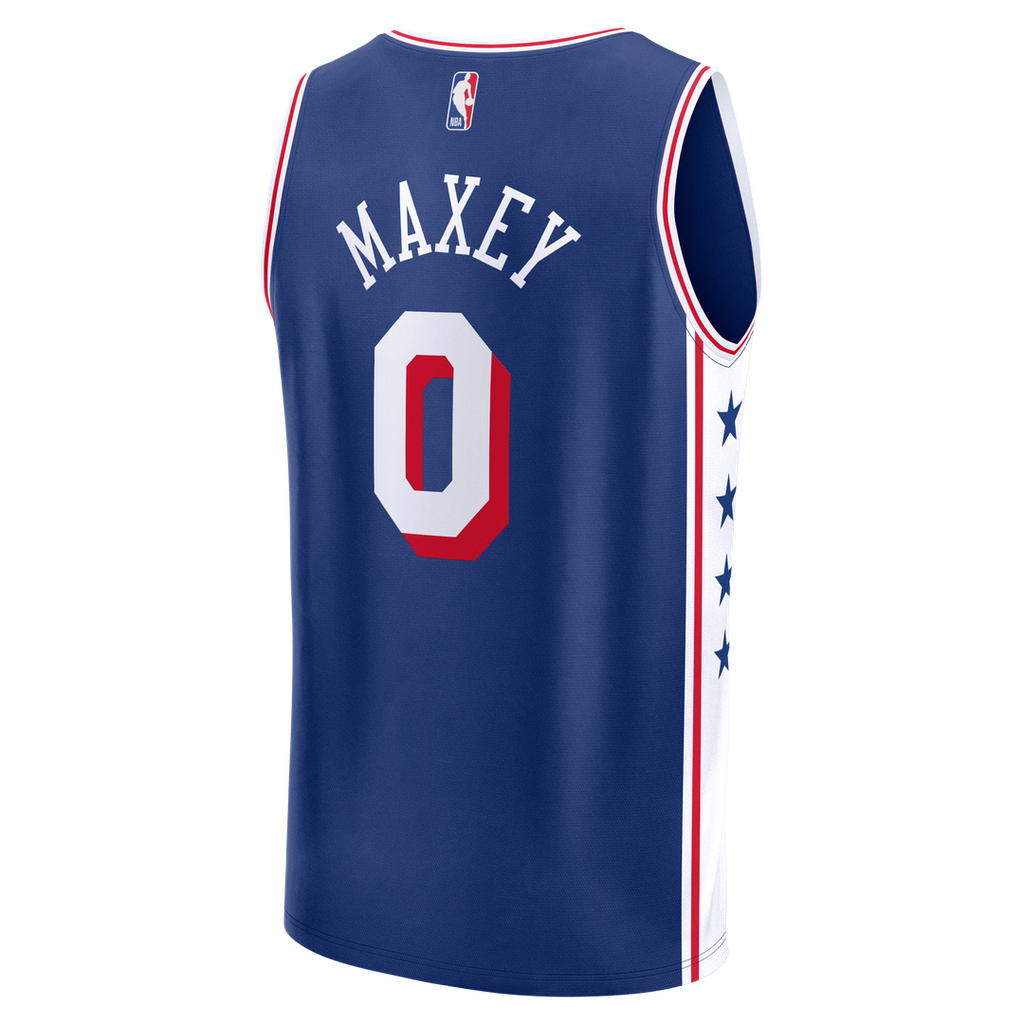 Tyrese Maxey Philadelphia 76ers Fanatics Fast Break Replica Player Jersey - Icon Edition - Royal