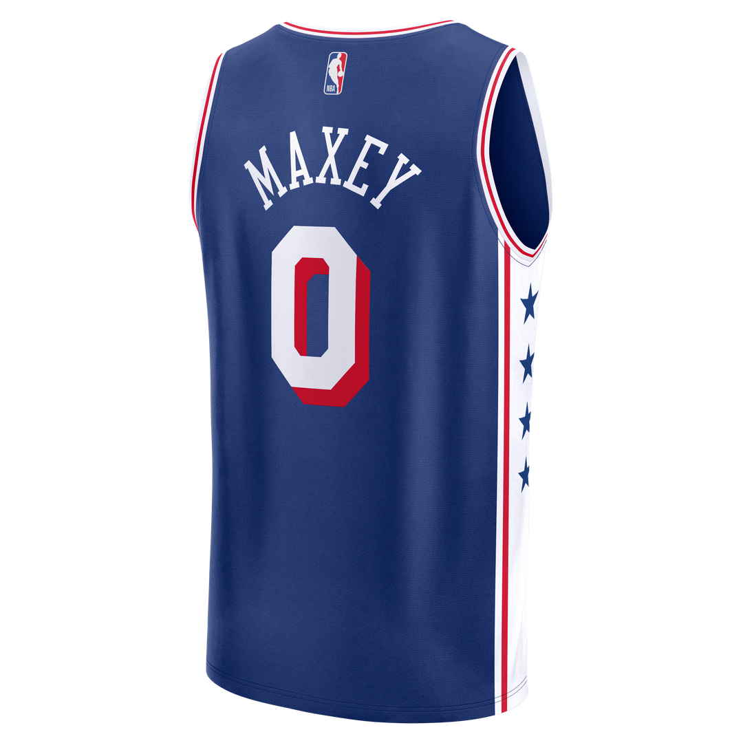Tyrese Maxey Philadelphia 76ers Fanatics Fast Break Replica Player Jersey - Icon Edition - Royal