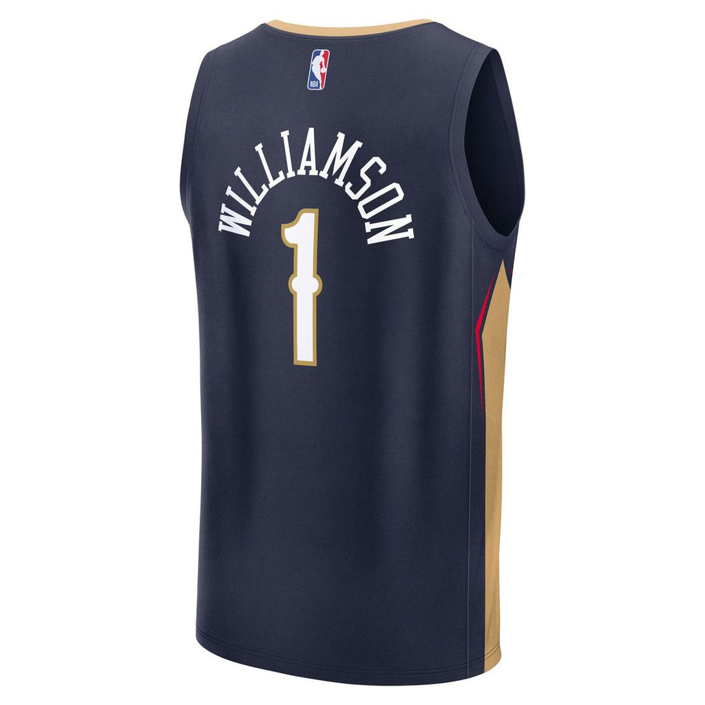 Zion Williamson New Orleans Pelicans Fanatics Fast Break Replica Player Jersey - Icon Edition - Navy