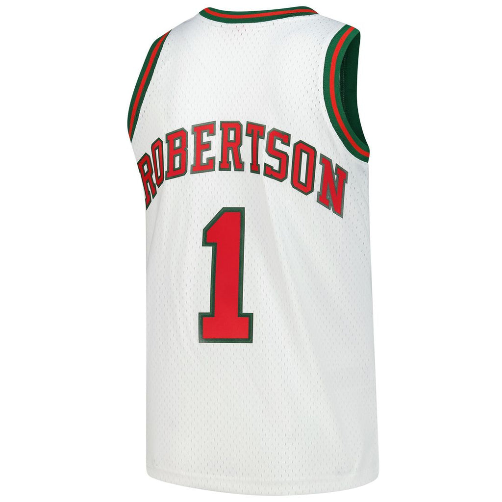 Oscar Robertson Milwaukee Bucks Mitchell & Ness 1971/72 Hardwood Classics Swingman Jersey - Green