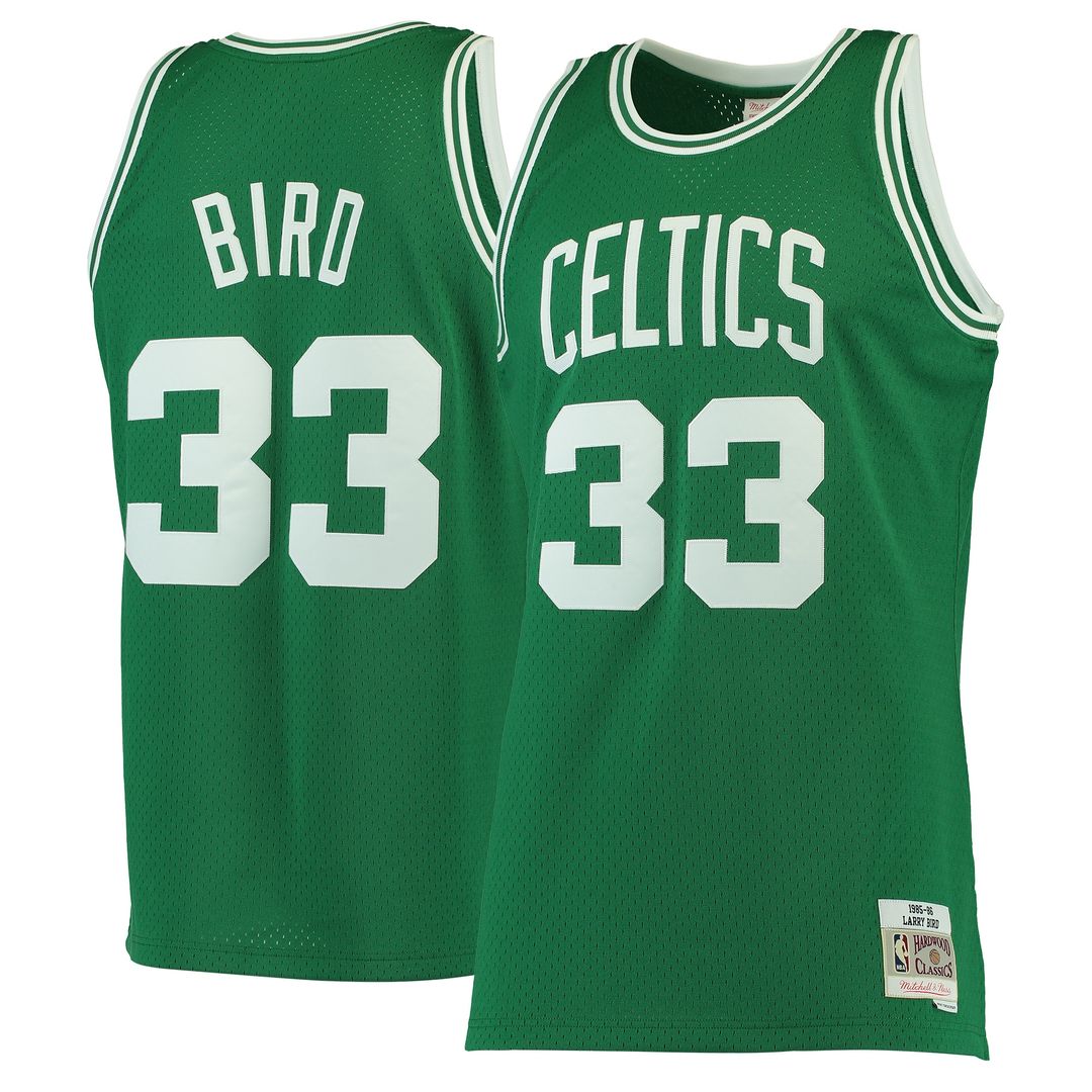 Larry Bird Boston Celtics Mitchell & Ness Hardwood Classics 1985/86 Swingman Jersey - White