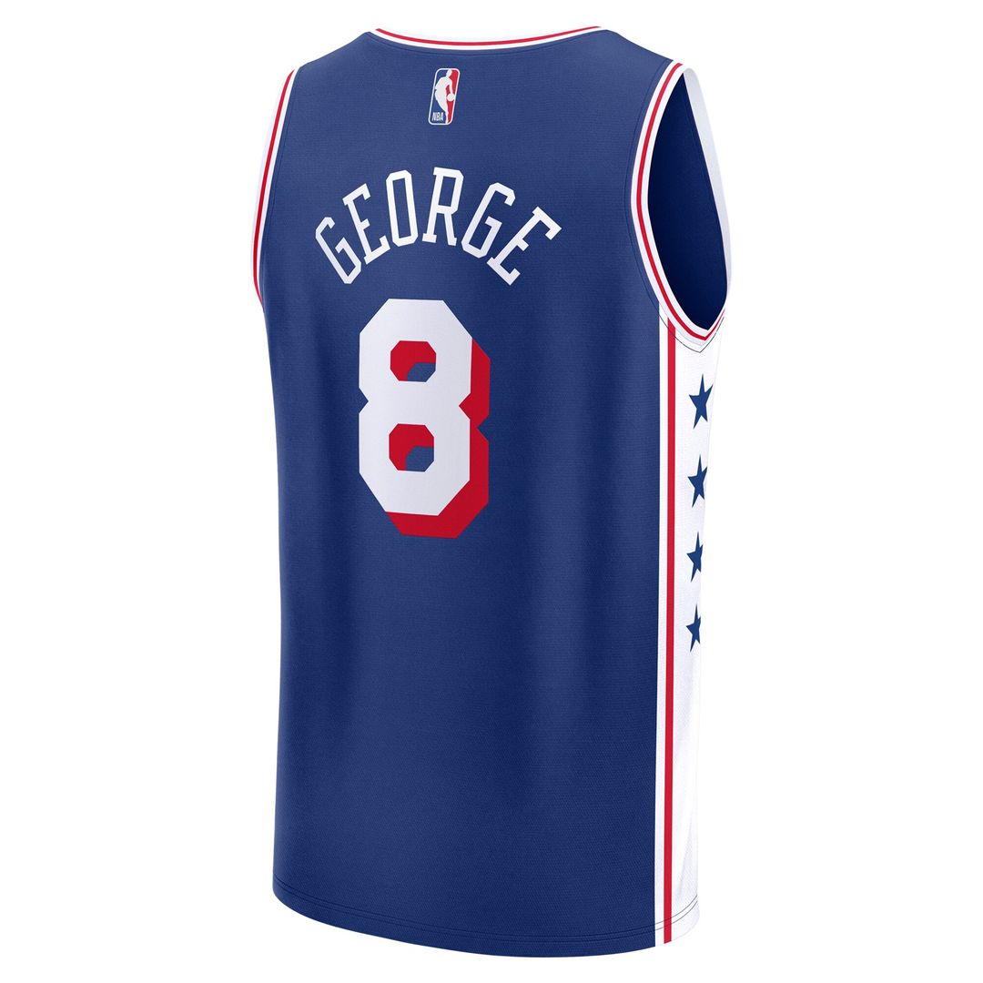 Paul George Philadelphia 76ers Fanatics Youth Fast Break Replica Player Jersey - Icon Edition - Royal