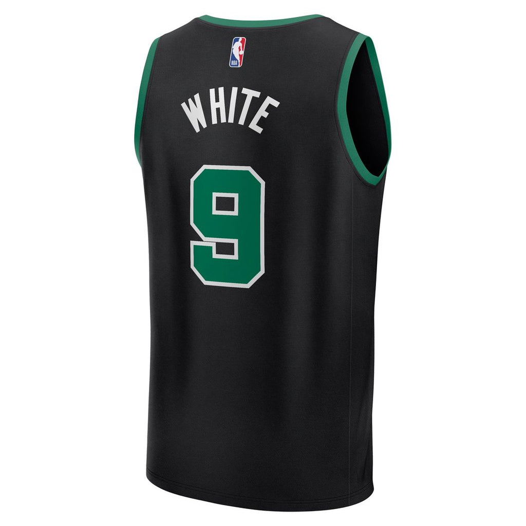 Derrick White Boston Celtics Fanatics Fast Break Replica Player Jersey - Statement Edition - Black