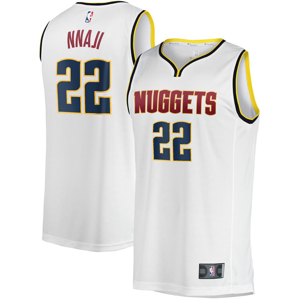 Zeke Nnaji Denver Nuggets Fanatics Fast Break Player Jersey - Association Edition - White