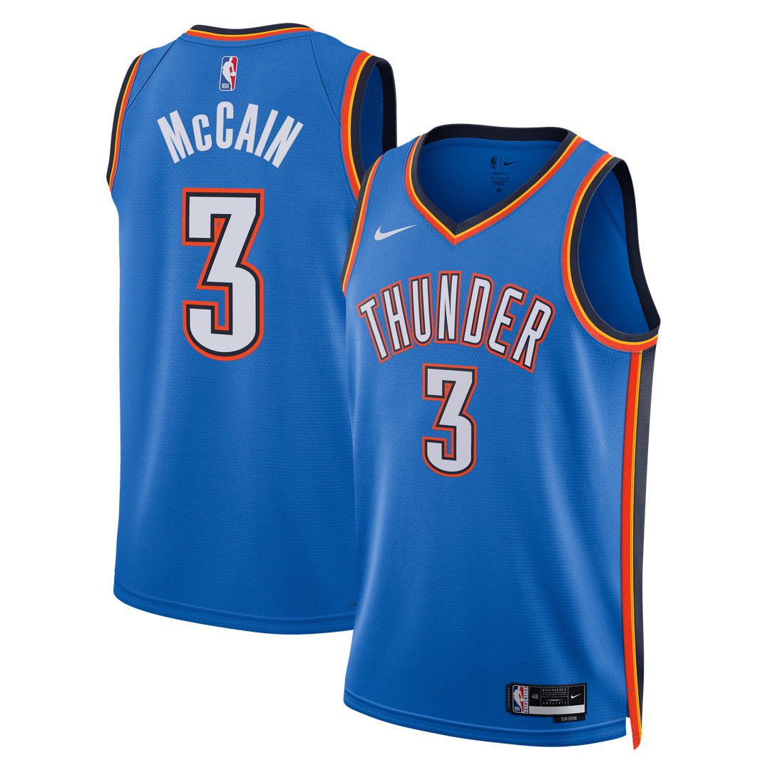 Jared McCain Oklahoma City Thunder Nike Unisex Swingman Jersey - Icon Edition - Blue