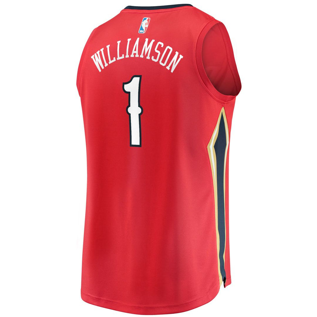 Zion Williamson New Orleans Pelicans Fanatics Replica Fast Break Jersey White - Association Edition