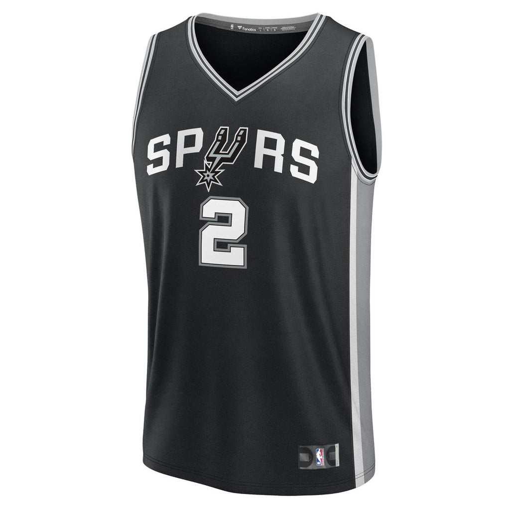 Dylan Harper San Antonio Spurs Fanatics 2025 NBA Draft First Round Pick Fast Break Replica Jersey - Icon Edition - Black