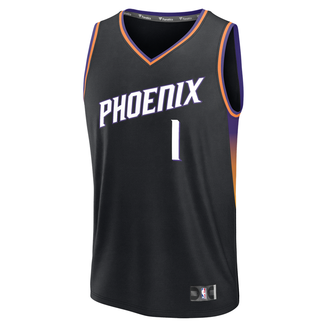 Devin Booker Phoenix Suns Fanatics Youth  Fast Break Jersey - Statement Edition - Black