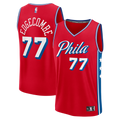 VJ Edgecombe Philadelphia 76ers Fanatics Fast Break Replica Player Jersey - Statement Edition - Red