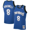 Latrell Sprewell Minnesota Timberwolves Mitchell & Ness 2003/04 Hardwood Classics Swingman Jersey - Blue