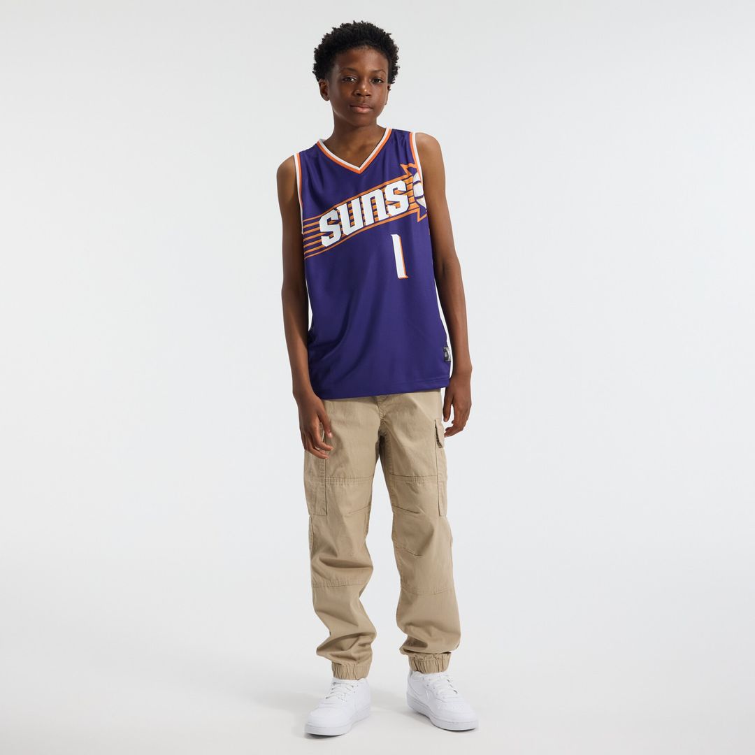 Devin Booker Phoenix Suns Fanatics Youth Fast Break Replica Player Jersey - Icon Edition - Purple