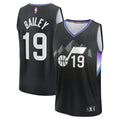 Ace Bailey Utah Jazz Fanatics 2025 NBA Draft First Round Pick Fast Break Replica Jersey - Statement Edition - Black