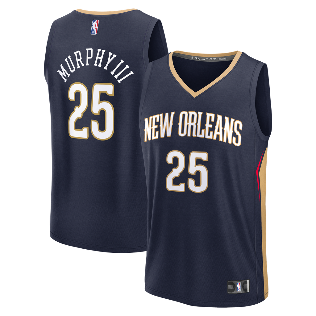 Trey Murphy III New Orleans Pelicans Fanatics Fast Break Replica Jersey - Navy - Icon Edition