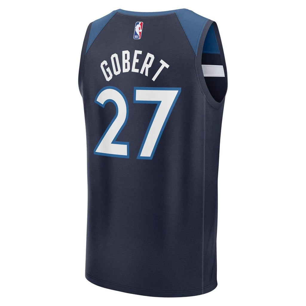 Rudy Gobert Minnesota Timberwolves Fanatics Fast Break Replica Player Jersey - Icon Edition - Navy