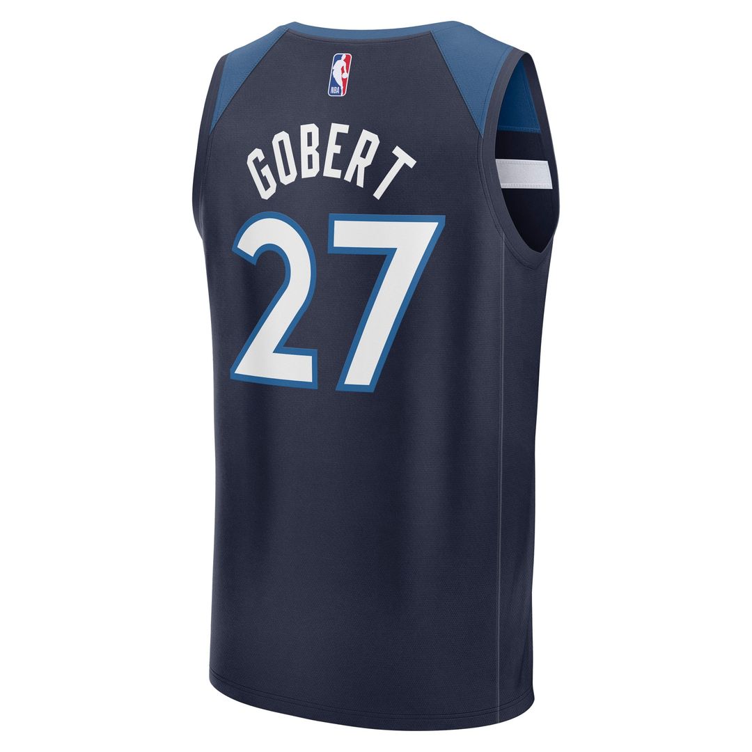 Rudy Gobert Minnesota Timberwolves Fanatics Fast Break Replica Player Jersey - Icon Edition - Navy