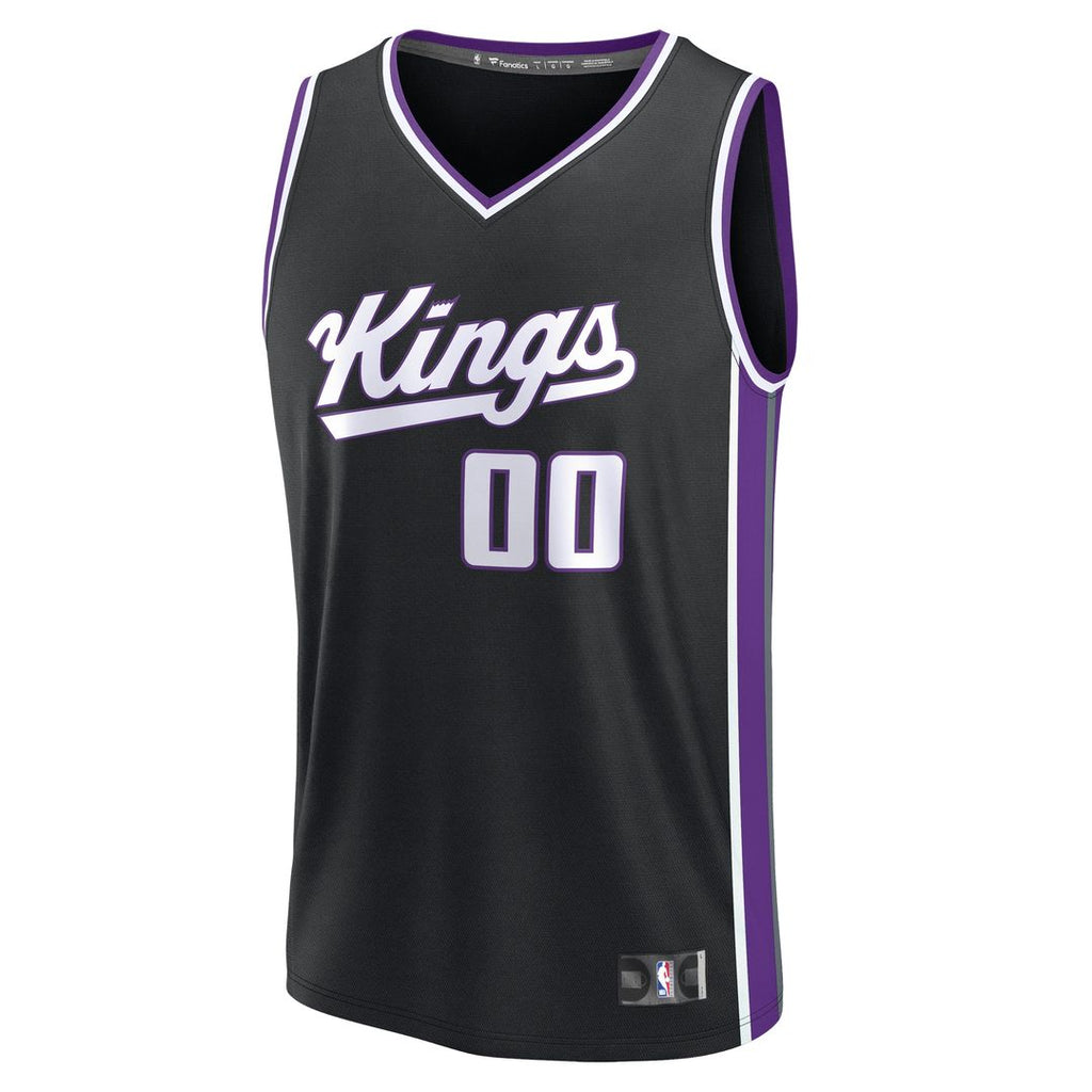 Sacramento Kings Fanatics Youth Fast Break Custom Replica Jersey - Purple  - Statement Edition