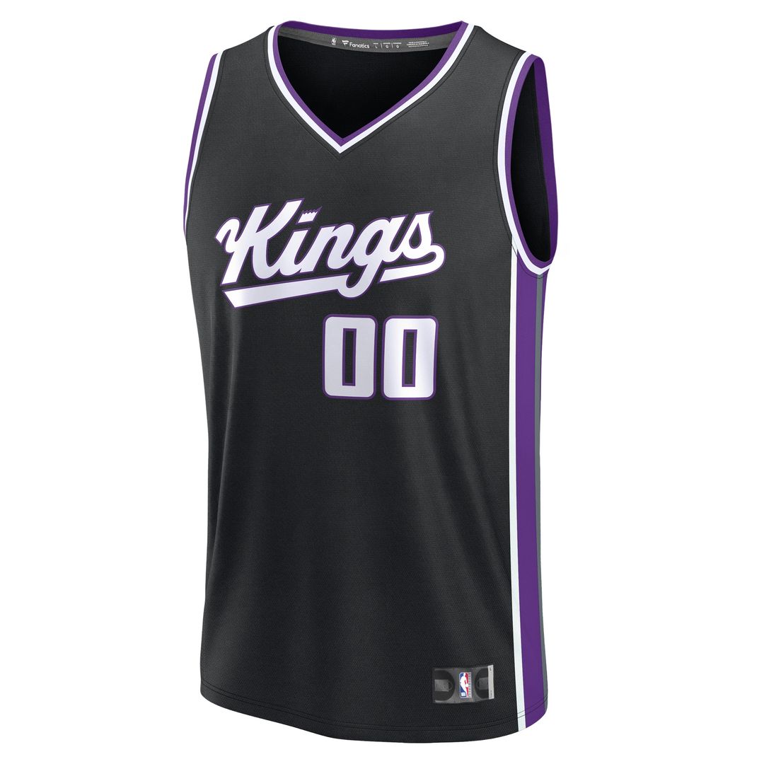 Sacramento Kings Fanatics Youth Fast Break Custom Replica Jersey - Purple  - Statement Edition