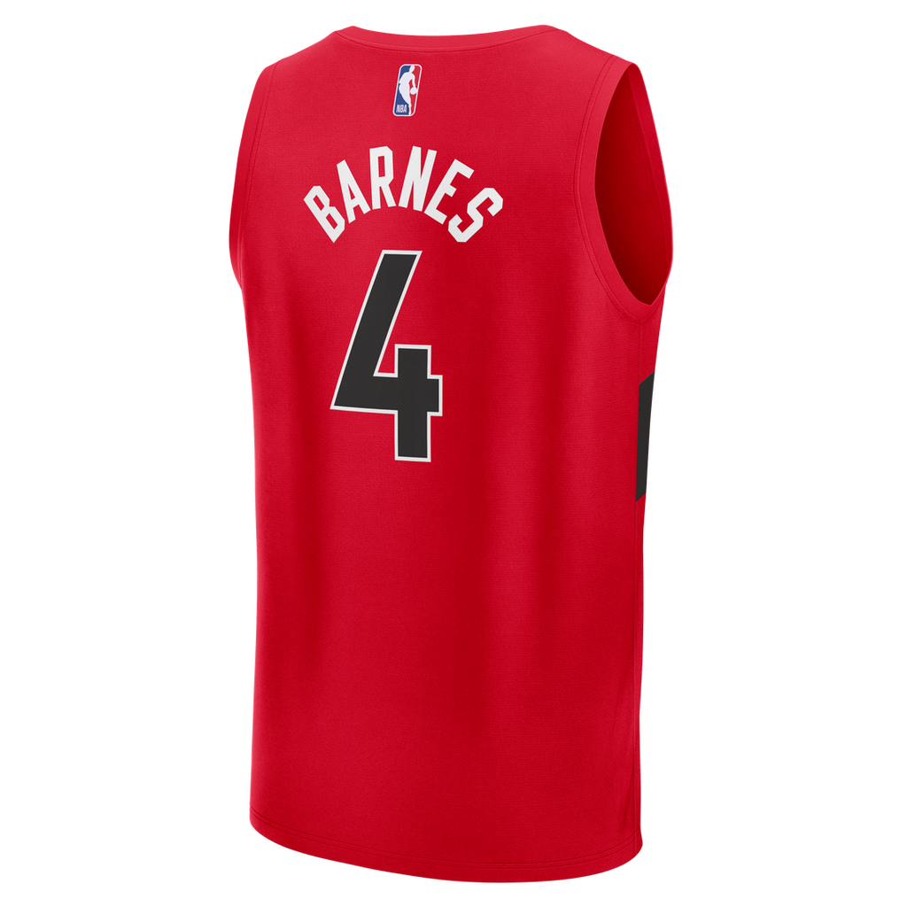Scottie Barnes Toronto Raptors Fanatics Fast Break Replica Jersey - Icon Edition - Red