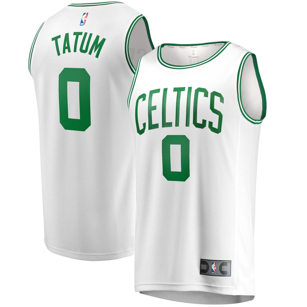 Jayson Tatum Boston Celtics Fanatics Fast Break Replica Away Jersey White - Association Edition
