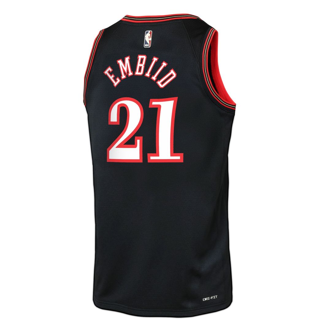 Joel Embiid Philadelphia 76ers Nike Youth  Swingman Jersey - Classic Edition - Black