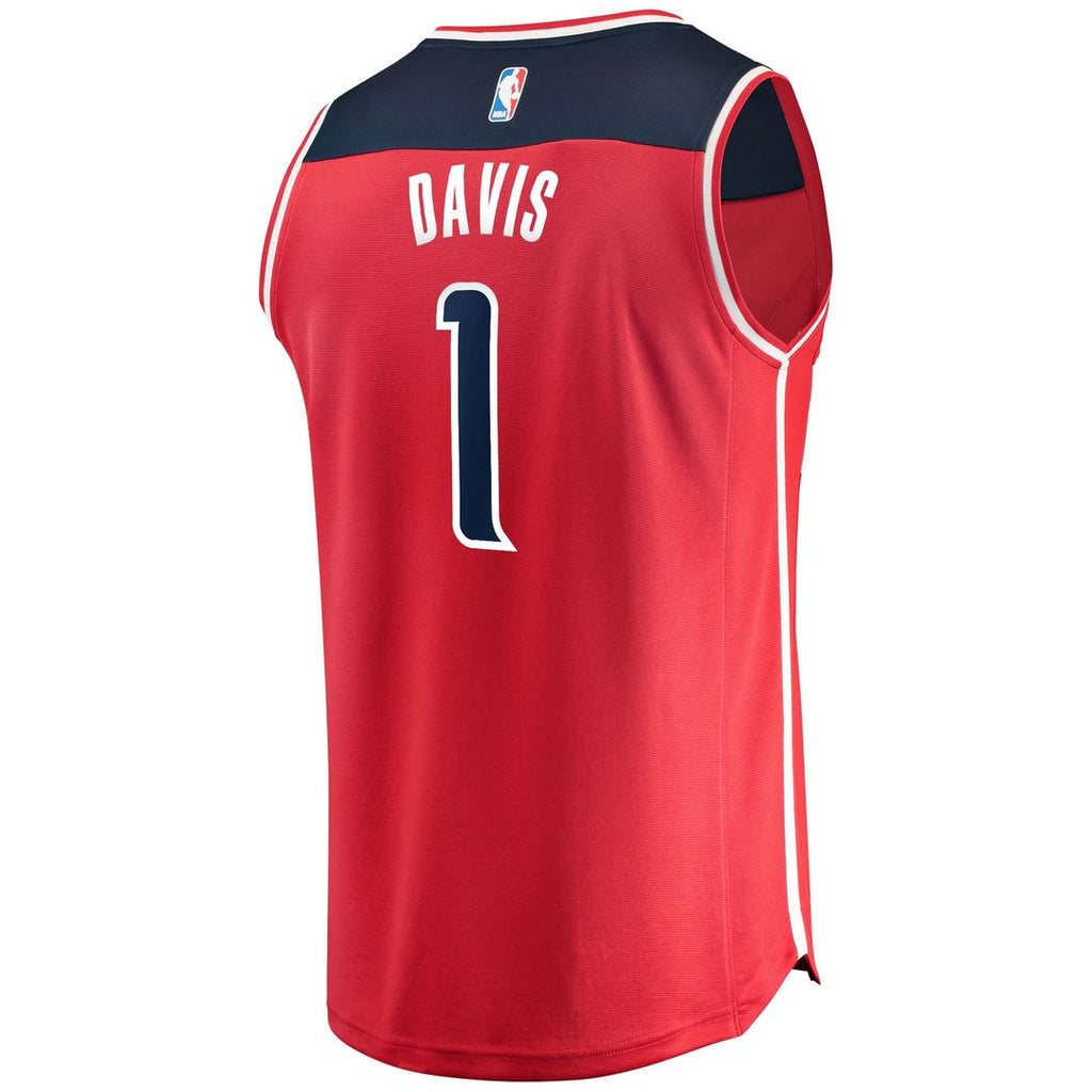 Johnny Davis Washington Wizards Fanatics Youth Fast Break Replica Jersey - Icon Edition - Red