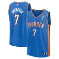 Chet Holmgren Oklahoma City Thunder Fanatics Youth 2025 NBA Finals Champions Fast Break Replica Player Jersey - Blue - Icon Edition